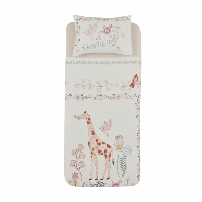 Karaca Home Young Giraffe Tek Kişilik Pike Takımı Pink