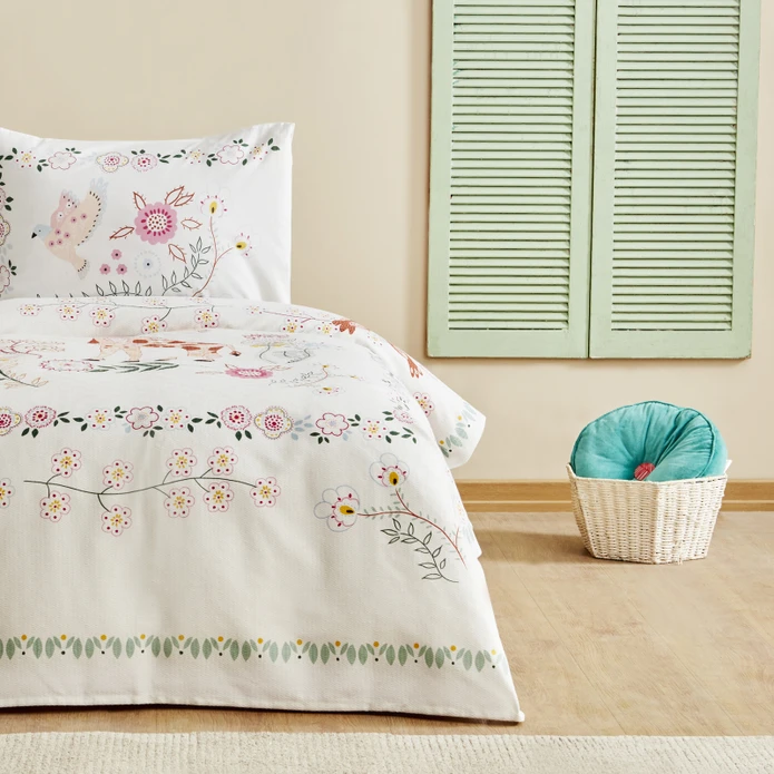 Karaca Home Young Giraffe Tek Kişilik Pike Takımı Pink