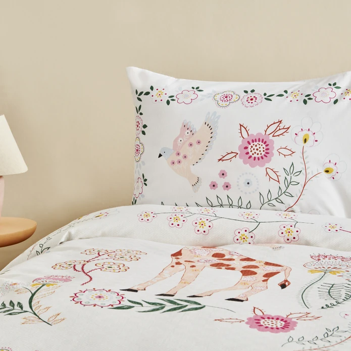 Karaca Home Young Giraffe Tek Kişilik Pike Takımı Pink