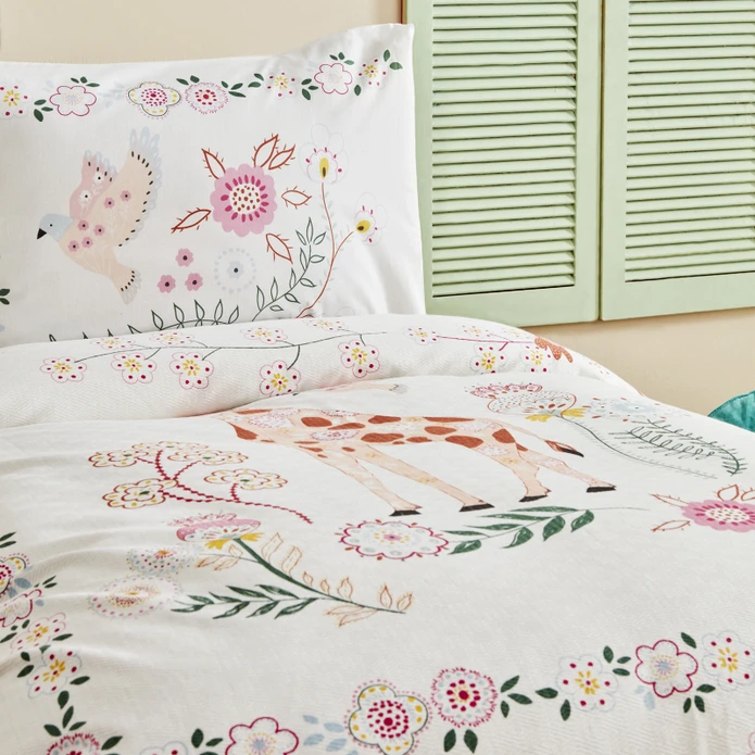 Karaca Home Young Giraffe Tek Kişilik Pike Takımı Pink