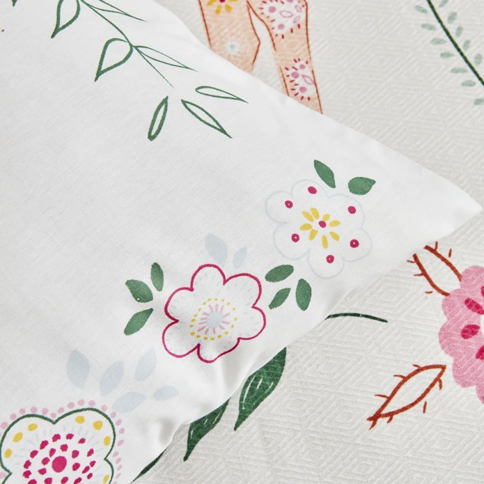 Karaca Home Young Giraffe Tek Kişilik Pike Takımı Pink