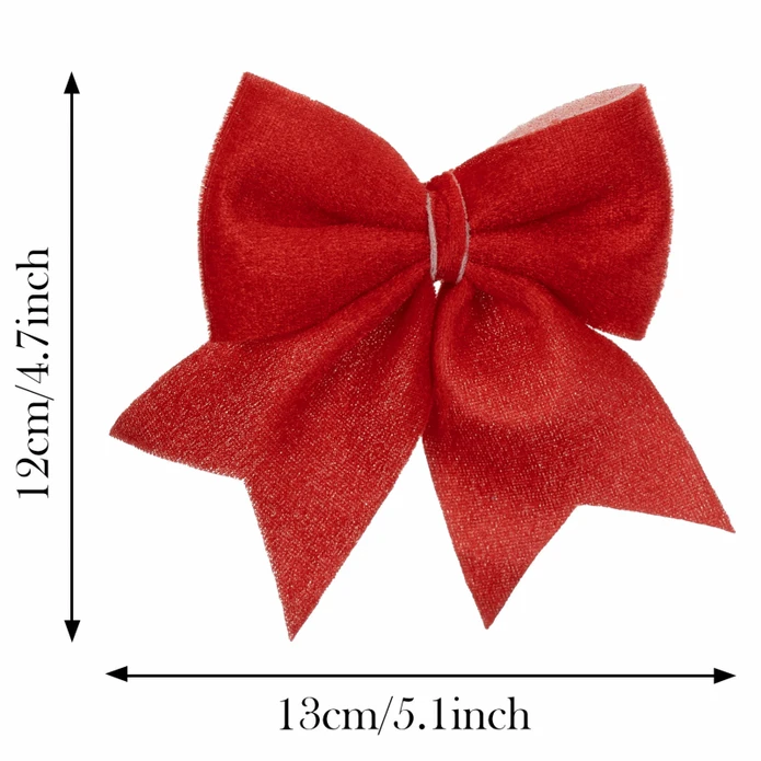 Karaca Home New Year Ribbon Kırmızı Ağaç Kurdelesi 12x13 cm