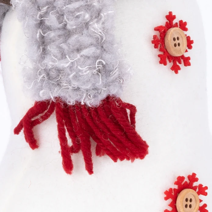 Karaca Home New Year Velvet Snowman 