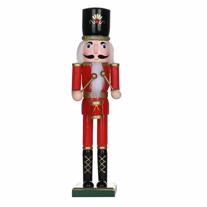 Karaca Home New Year Yılbaşı Nutcracker With Drums 36 Cm