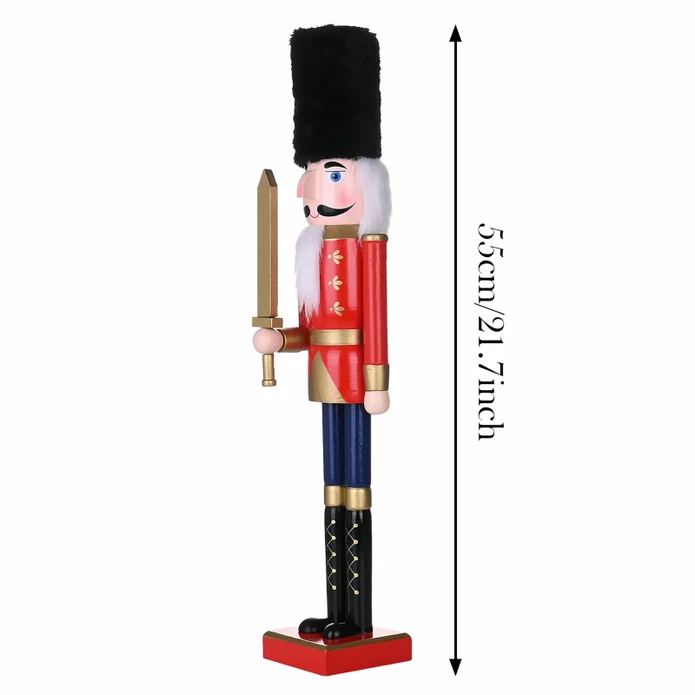 Karaca Home New Year Yılbaşı Nutcracker With Sword 55 Cm