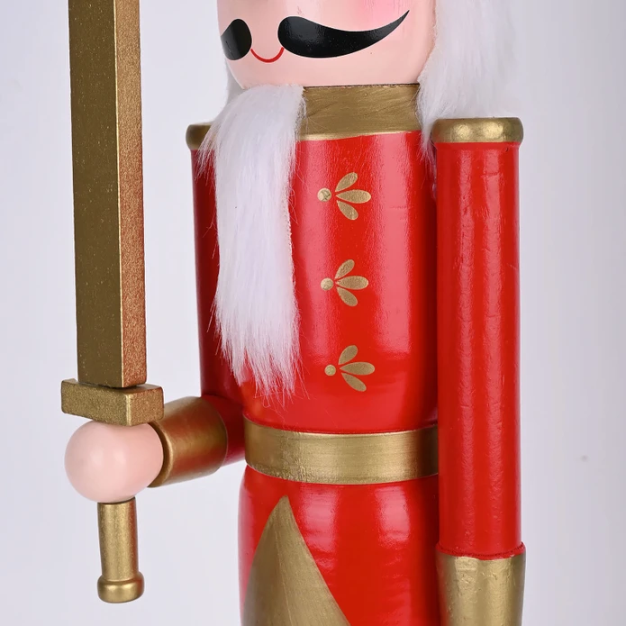 Karaca Home New Year Nutcracker With Sword 55 Cm