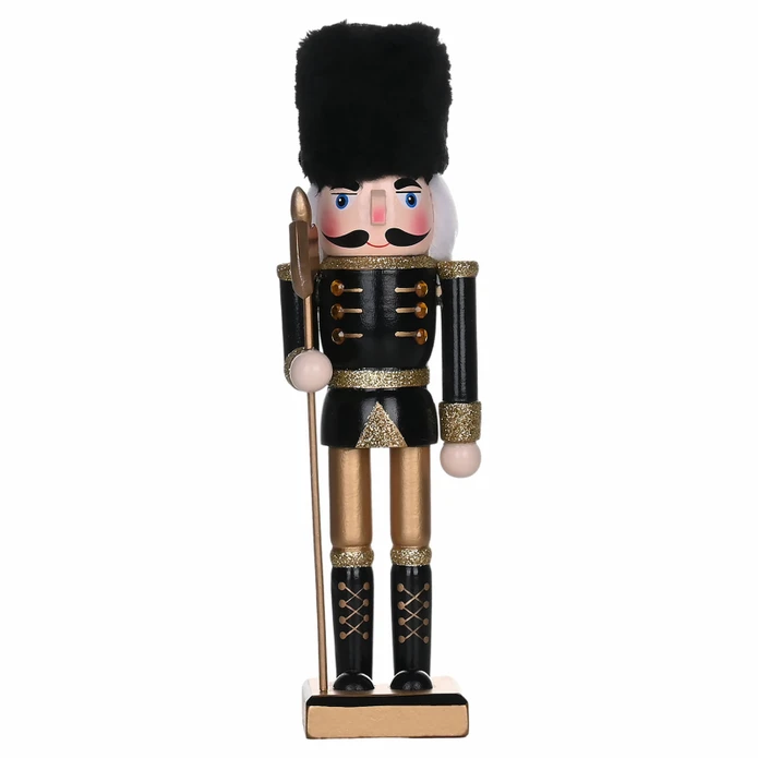 Karaca Home New Year Yılbaşı Nutcracker With Black Hat 25 cm