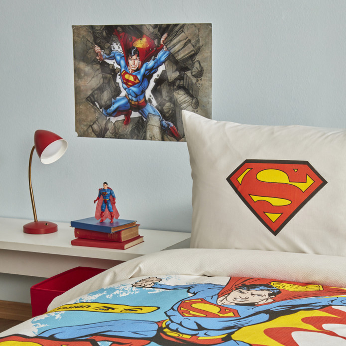 Karaca Home Superman by  Blue Power Tek Kişilik Pike Takımı