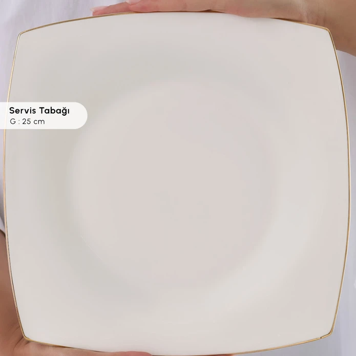 Karaca Fine Pearl Ragusa 26 Parça 6 Kişilik Kahvaltı Takımı Gold