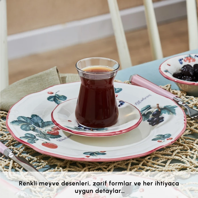 Karaca Very Berry 32 Parça 6 Kişilik Kahvaltı Takımı