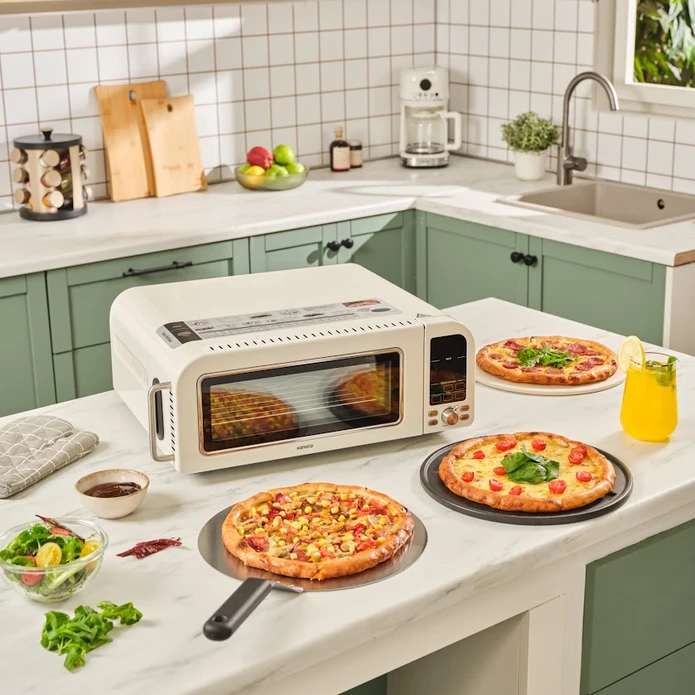 Karaca Vintage Craft Pizza Makinesi ve Airfryer Cream