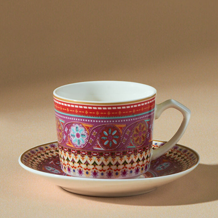 Karaca Kapari 6 Kişilik Kahve Fincanı 80 Ml