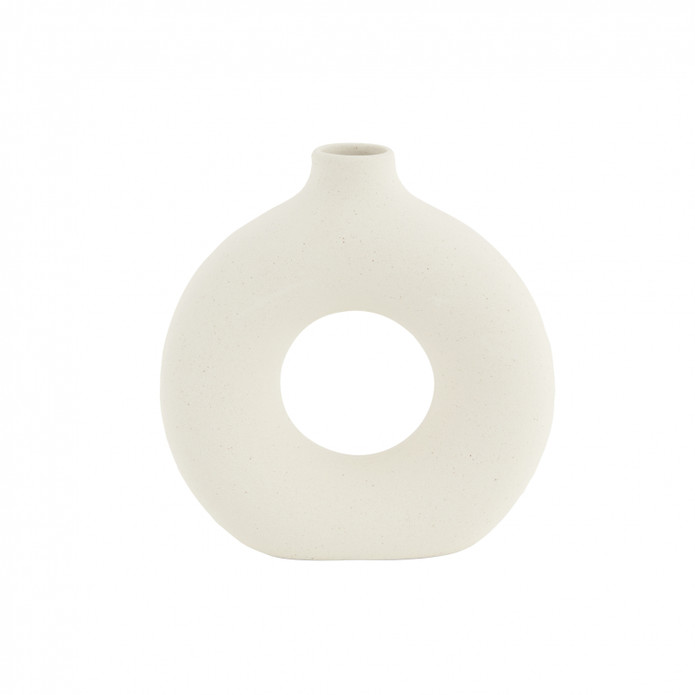 Karaca Home Lonny Beyaz Vazo 22 Cm