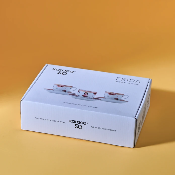 Karaca Frida 6 Kişilik Kahve Fincanı 80 Ml 