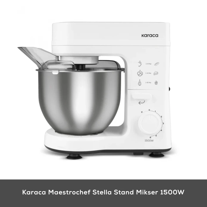 Karaca Maestrochef Stella Hamur Yoğurma Makinesi  Beyaz 1500W 5L