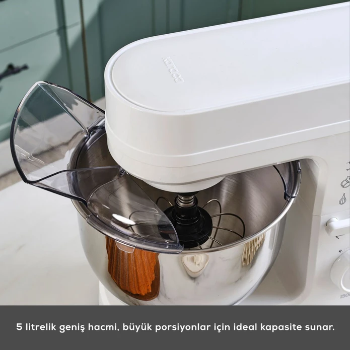 Karaca Maestrochef Stella Hamur Yoğurma Makinesi  Beyaz 1500W 5L