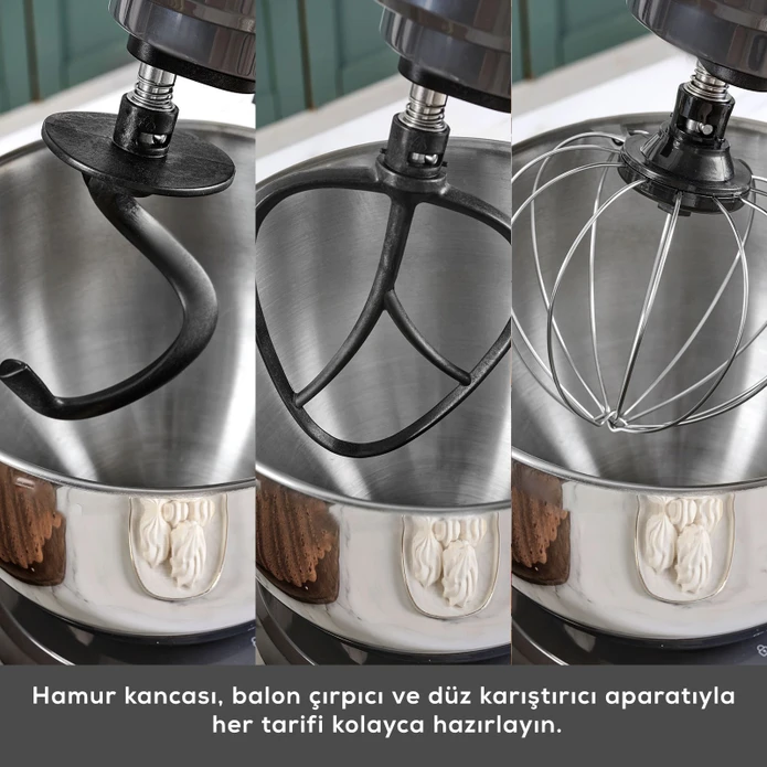 Karaca Maestrochef Stella Hamur Yoğurma Makinesi  Beyaz 1500W 5L