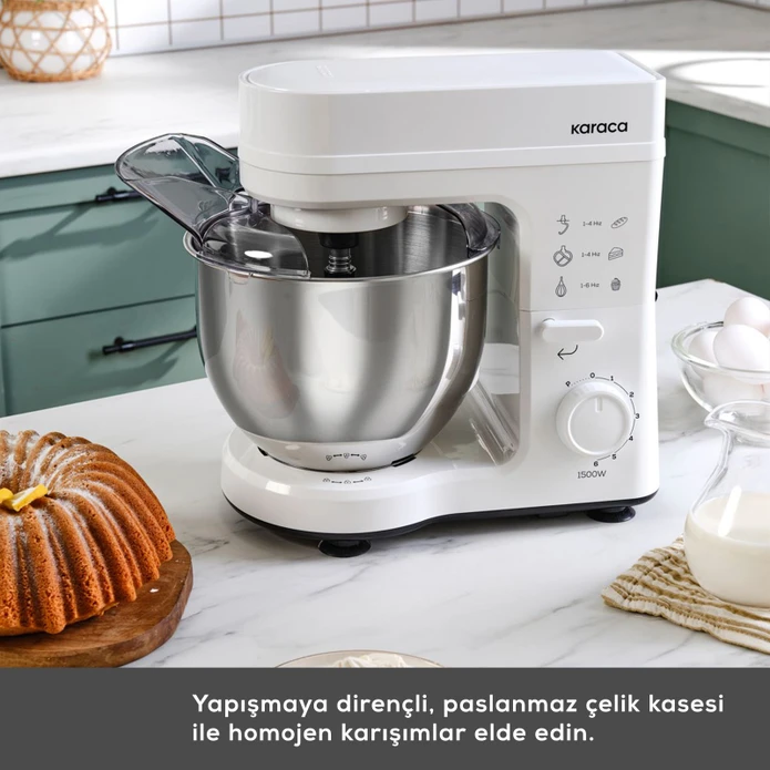 Karaca Maestrochef Stella Hamur Yoğurma Makinesi  Beyaz 1500W 5L