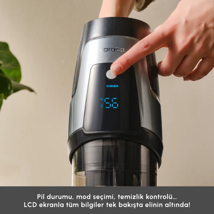 Karaca Dynamic Vacuumx 3 in 1 Kablosuz Islak Kuru Dikey Süpürge