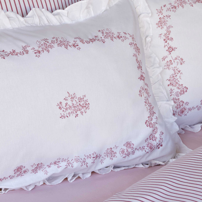 Karaca Home Versay Tek Kişilik Percale Nevresim Takımı Pembe