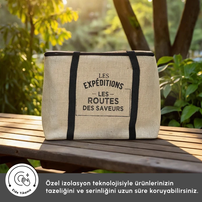 Karaca Flora İzolasyonlu Piknik Sepeti 28 L