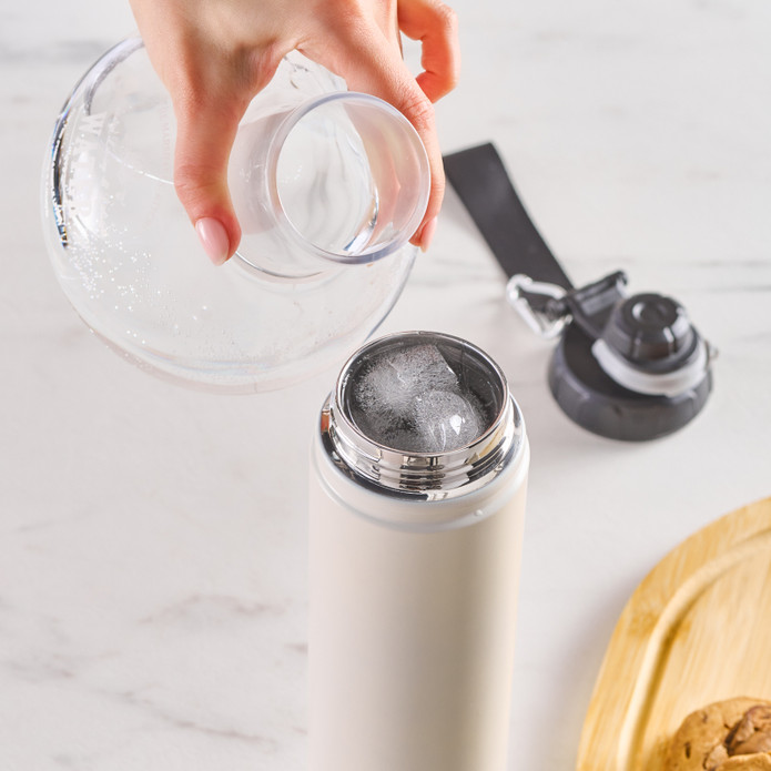 Karaca Thermosteel Earth Çelik Sızdırmaz Termos Bej 680 ml