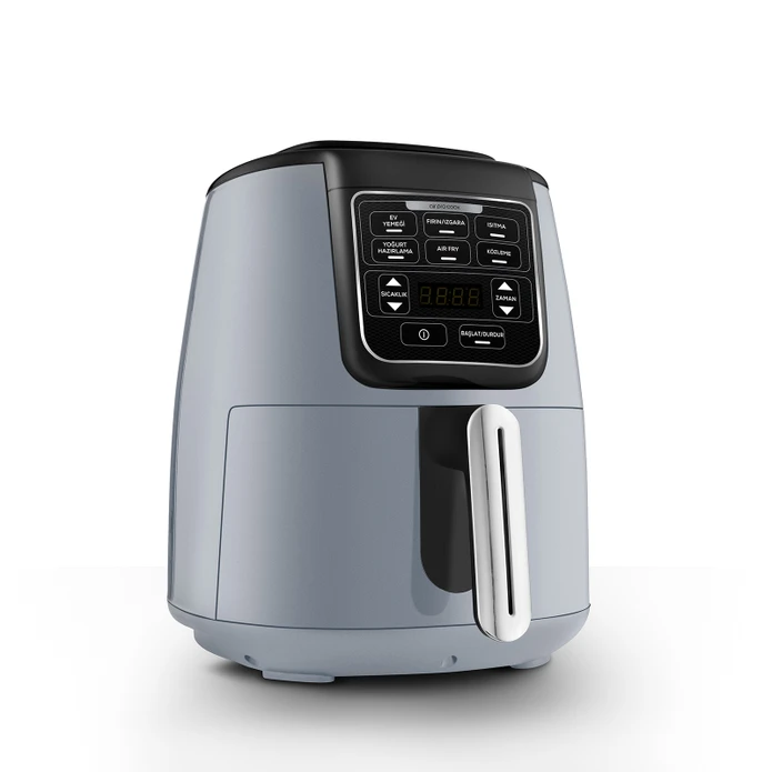 Karaca Air Pro Cook 3 In 1 XL Ev Yemeği, Közleme, Airfryer Blue Gray 4 Kişilik