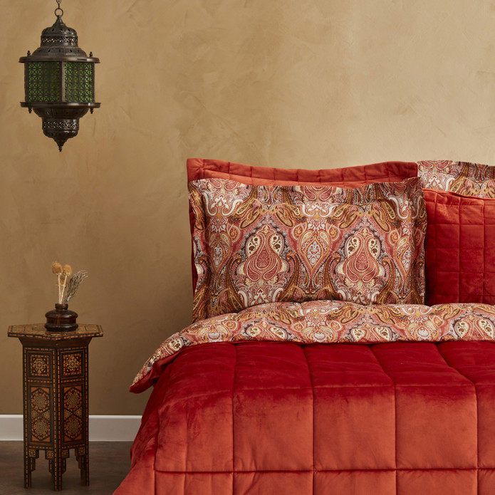 Karaca Home Sherrie Çift Kişilik Luxury Comfort Set Oranj