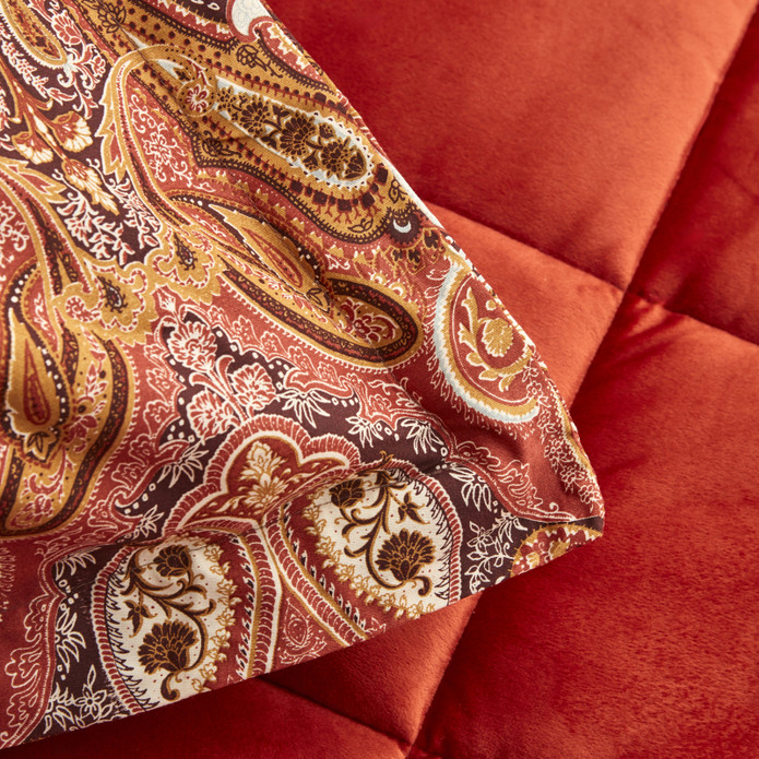 Karaca Home Sherrie Çift Kişilik Luxury Comfort Set Oranj