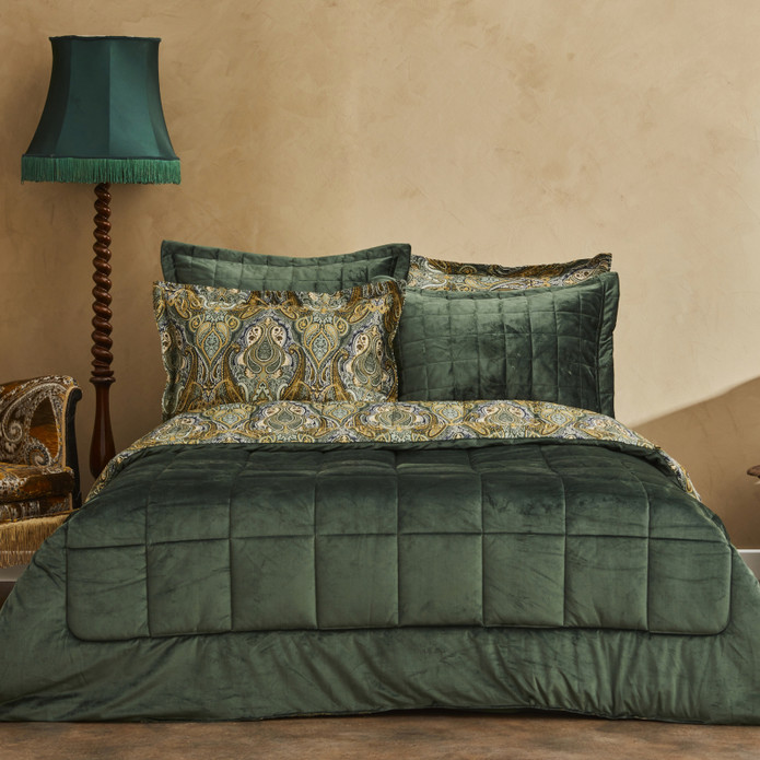 Karaca Home Shrerrie Çift Kişilik Luxury Comfort Set Yeşil