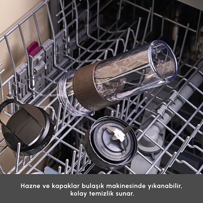 Karaca Blendfit Go Personal Kişisel Smoothie Blender Walnut Brown