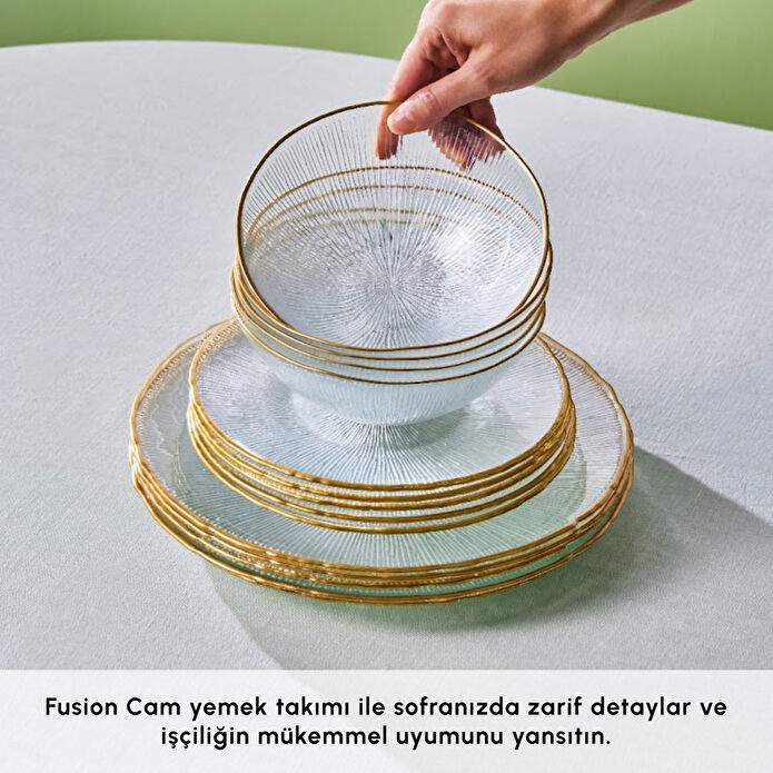 Karaca Fusion 18 Parça 6 Kişilik Yemek Takımı