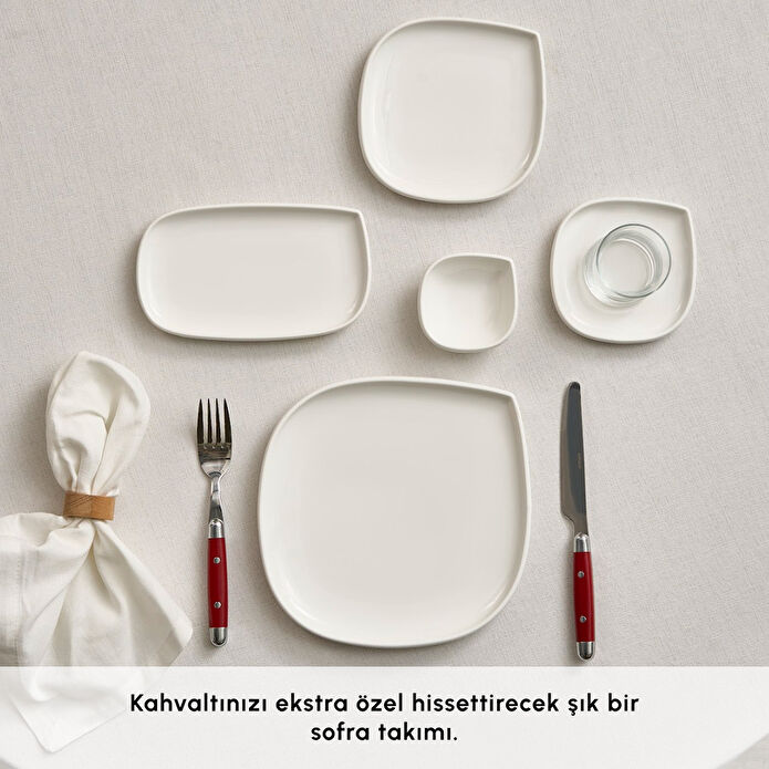 Karaca Forever Bone Oggi 26 Parça 6 Kişilik Kahvaltı Takımı