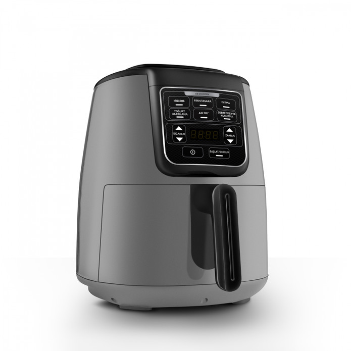 Karaca Air Pro Cook XL 2 in 1 Airfryer Cool Gray