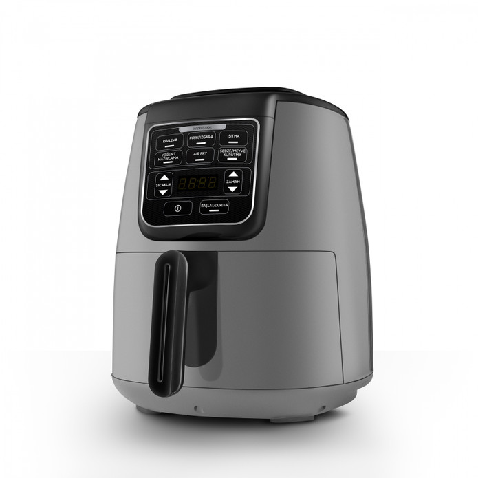 Karaca Air Pro Cook XL 2 in 1 Airfryer Cool Gray