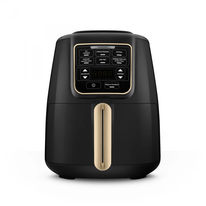 Karaca Air Pro Cook XL 2 in 1 Konuşan AirFryer Mineral Gold 4 Kişilik