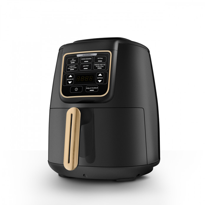 Karaca Air Pro Cook XL 2 in 1 Konuşan AirFryer Mineral Gold 4 Kişilik