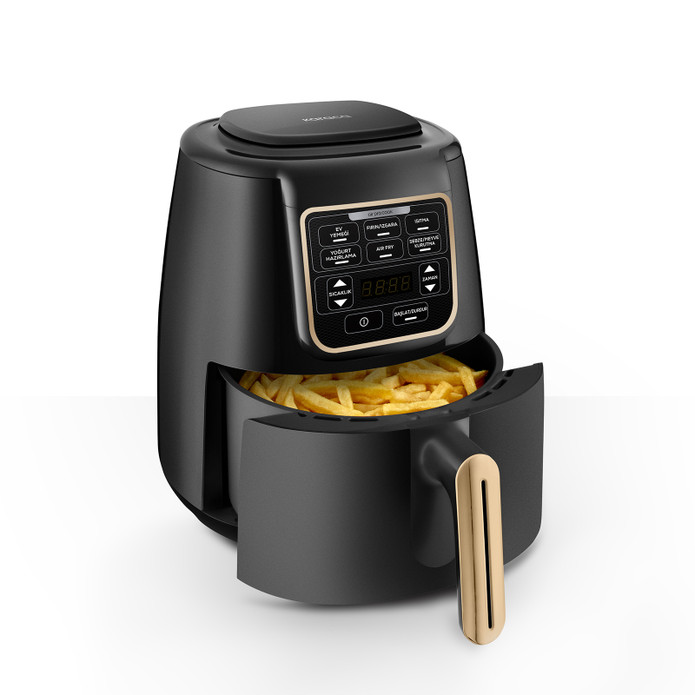 Karaca Air Pro Cook XL 2 in 1 Konuşan AirFryer Mineral Gold 4 Kişilik