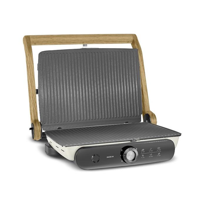 Karaca Gastro Grill Pro 2400W Izgara ve Tost Makinesi Wood Craft