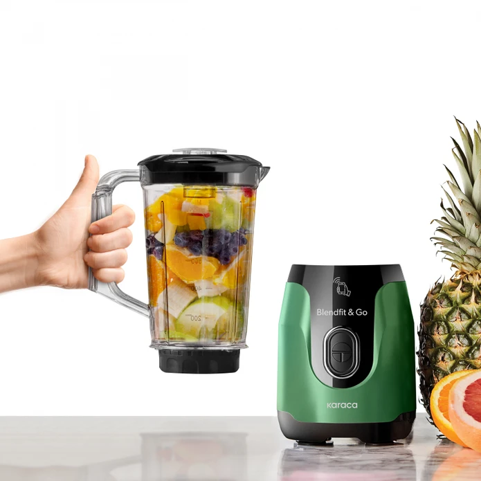 Karaca Blendfit Go Smoothie Blender Set Emerald Green