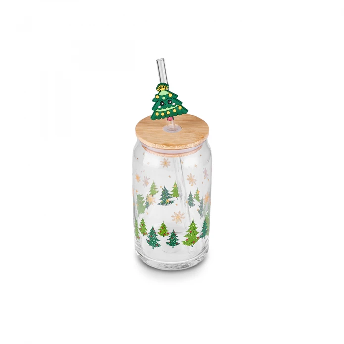 Karaca New Year Yılbaşı Tree Pipetli Kupa 460 Ml 