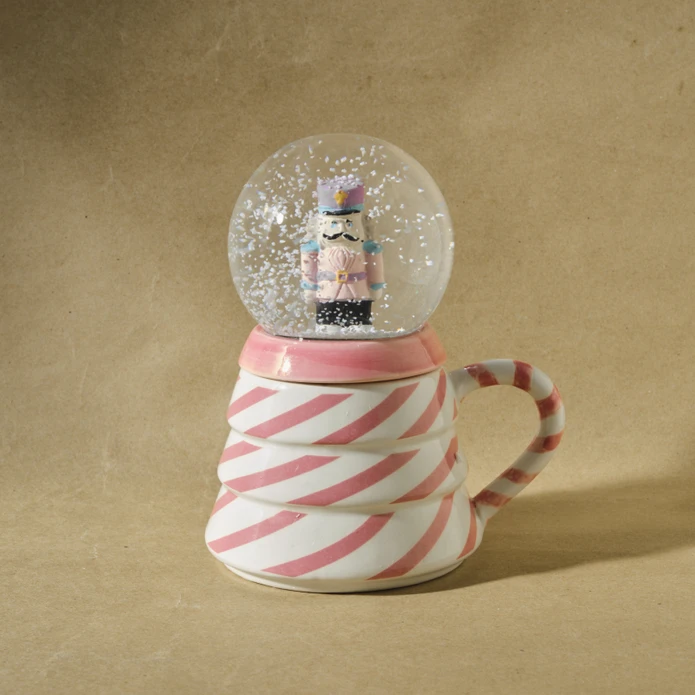Karaca New Year Yılbaşı Kar Küresi Kurşun Asker Kupa 270 Ml