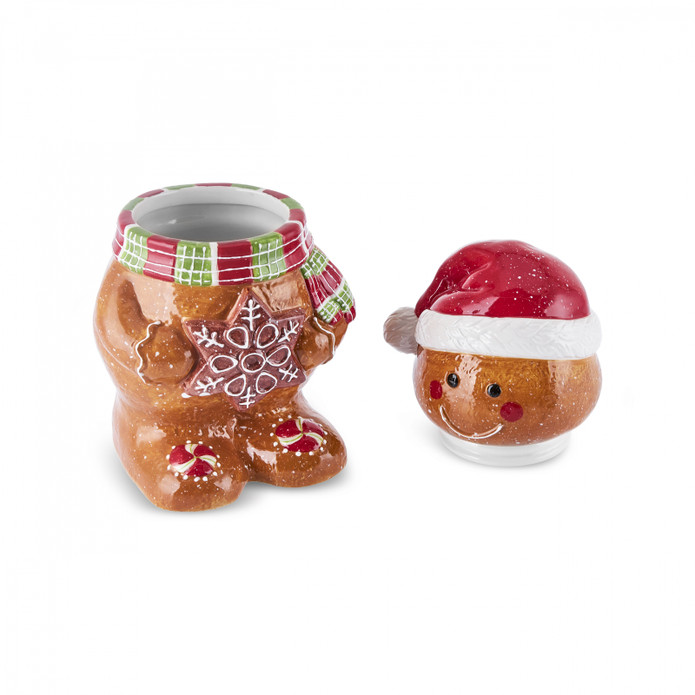 Karaca New Year Yılbaşı Gingerbread Saklama Kabı 16 Cm 