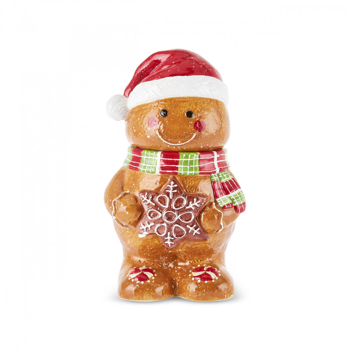 Karaca New Year Yılbaşı Gingerbread Saklama Kabı 16 Cm 