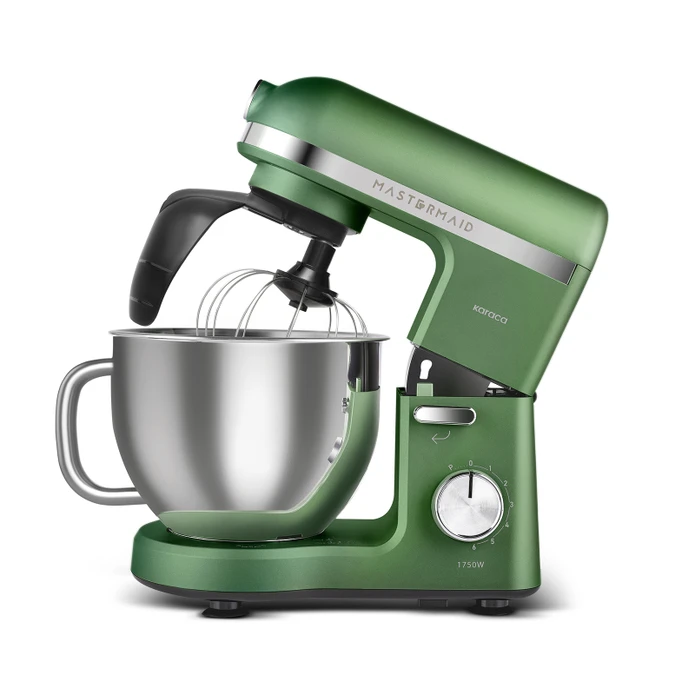 Karaca Mastermaid Chef Pro Çift Kollu 1750W Stand Mikser Emerald Green