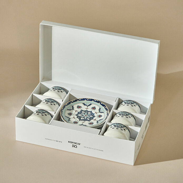 Karaca Bade 6 Kişilik Kahve Fincanı 85 Ml