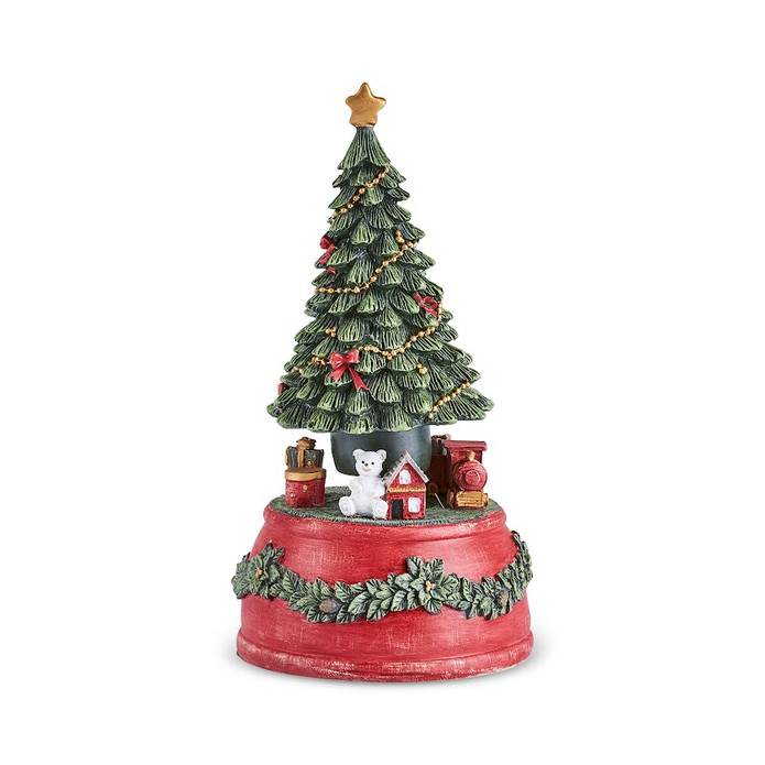 Karaca New Year Yılbaşı Tree Müzik Kutusu 10x18,5 cm