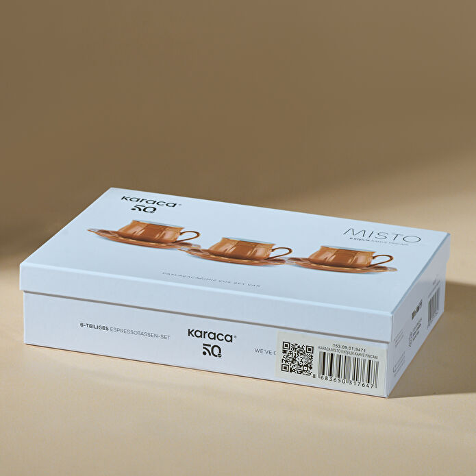 Karaca Misto 6 Kişilik Kahve Fincan Takımı 90 Ml