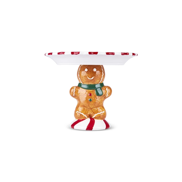 Karaca New Year Yılbaşı Gingerbread Kek Standı 20 Cm 