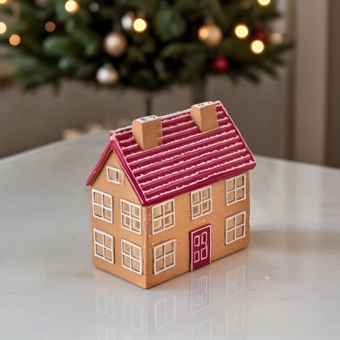 Karaca New Year Yılbaşı Gingerbread House 9 cm